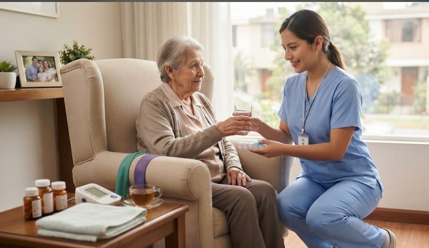 Cuidadora de adulto mayor con conocimientos en enfermería para Geriatría ​Pesquera Capricornio