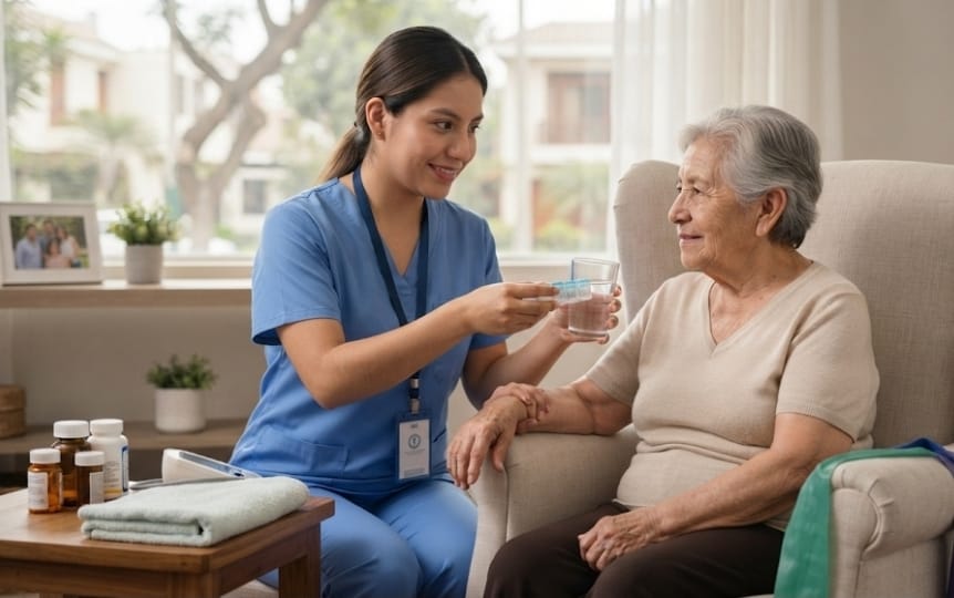 Técnica de enfermería para cuidado de paciente en Geriatría ​Informe